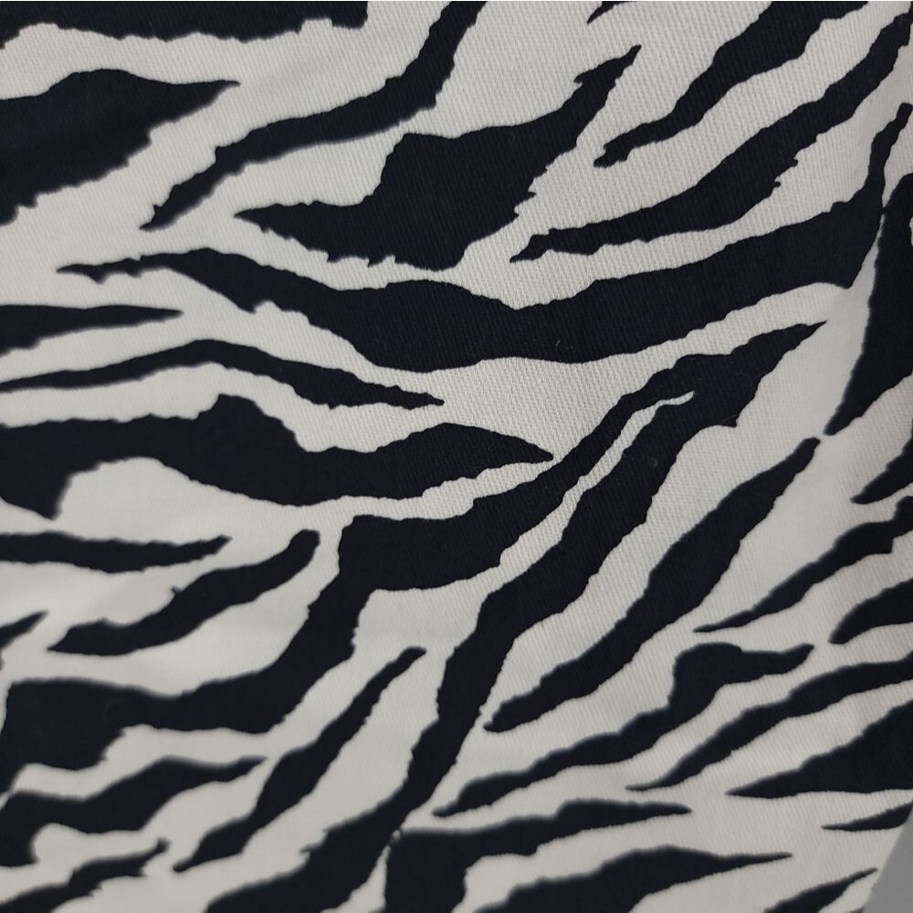 Motel Rocks Zoven Trouser 90s Zebra Print Flare High Waist Pants NWT - Picture 8 of 16